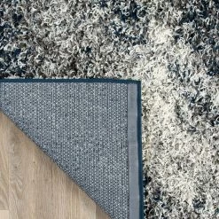 Navy 2 ft. x 7 ft. Modern Distressed Ombre Plush Shag Runner Rug by World Rug Gallery -Shaw stor online navy world rug gallery area rugs 477navy2x7 66 1000