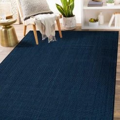 Navy 5 ft. x 7 ft. Solid Flatweave Waterproof Backyard Indoor/Outdoor Area Rug by World Rug Gallery 18 Navy 5 ft. x 7 ft. Solid Flatweave Waterproof Backyard Indoor/Outdoor Area Rug by World Rug Gallery -Shaw stor online navy world rug gallery outdoor rugs 5016navy5x7 76 1000