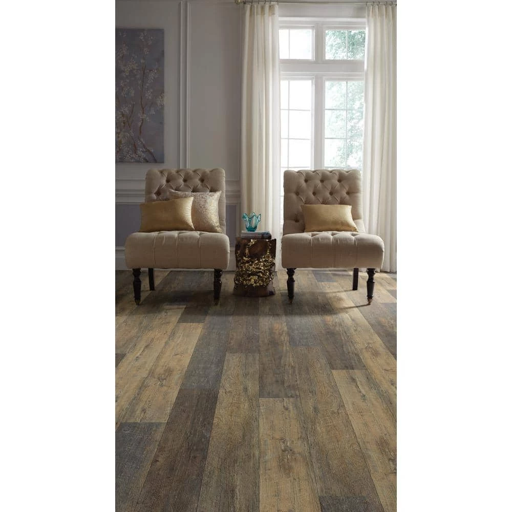 Jacksonville 7 in. W Nutshell Click Lock Luxury Vinyl Plank Flooring (18.91 sq. ft./case) by Shaw 2 Jacksonville 7 in. W Nutshell Click Lock Luxury Vinyl Plank Flooring (18.91 sq. ft./case) by Shaw - Image 2