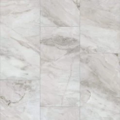 Vista 12 in. W x 24 in. L Plaster Click Lock Vinyl Tile Flooring (15.83 sq.ft./case) by Shaw