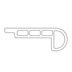 Manor Oak Pubelo 1-3/16 in. T x 2-1/16 in. W x 94 in. L Stair Nose Molding by Shaw -Shaw stor online pubelo shaw vinyl trim hdst600798 c3 1000