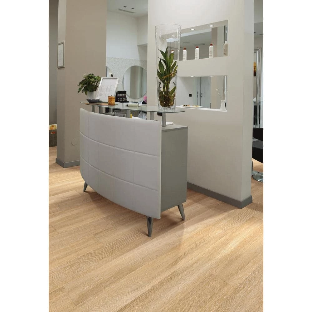 Wisteria 6 in. W Putty Adhesive Luxury Vinyl Plank Flooring (53.93 sq. ft./case) by Shaw 5 Wisteria 6 in. W Putty Adhesive Luxury Vinyl Plank Flooring (53.93 sq. ft./case) by Shaw - Image 5