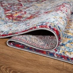 Red 2 ft. x 7 ft. Bohemian Traditional Runner Rug by World Rug Gallery -Shaw stor online red world rug gallery area rugs 2081red2x7 4f 1000