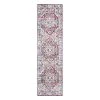 Red 2 ft. x 7 ft. Bohemian Traditional Runner Rug by World Rug Gallery