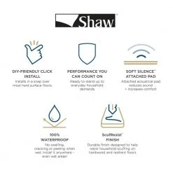 Pinecrest 9 in. W Rugby Click Lock Luxury Vinyl Plank Flooring (21.79 sq. ft./case) by Shaw -Shaw stor online rugby shaw vinyl plank flooring hd84305006 1d 1000