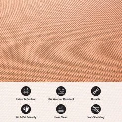 Rust 5 ft. x 7 ft. Solid Flatweave Indoor/Outdoor Area Rug by World Rug Gallery 15 Rust 5 ft. x 7 ft. Solid Flatweave Indoor/Outdoor Area Rug by World Rug Gallery -Shaw stor online rust world rug gallery outdoor rugs 5013rust5x7 4f 1000