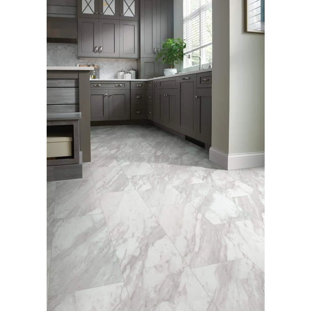 Vista 12 in. W x 24 in. L Shoreline Click Lock Vinyl Tile Flooring (15.83 sq.ft./case) by Shaw 2 Vista 12 in. W x 24 in. L Shoreline Click Lock Vinyl Tile Flooring (15.83 sq.ft./case) by Shaw - Image 2