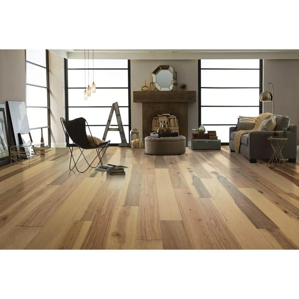 Valor Hickory 6-3/8 in. W Sweetbrier Engineered Water Resistant Hardwood Flooring (25.4 sq. ft./case) by Shaw 2 Valor Hickory 6-3/8 in. W Sweetbrier Engineered Water Resistant Hardwood Flooring (25.4 sq. ft./case) by Shaw - Image 2