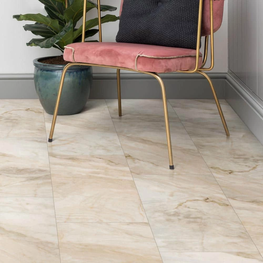 Vista 12 in. W x 24 in. L Thistle Click Lock Vinyl Tile Flooring (15.83 sq.ft./case) by Shaw 2 Vista 12 in. W x 24 in. L Thistle Click Lock Vinyl Tile Flooring (15.83 sq.ft./case) by Shaw - Image 2