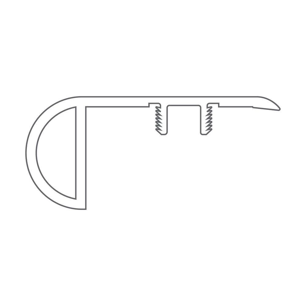 Alliant Trail 1-1/8 in. T x 2-1/8 in. W x 94 in. L Stair Nose Molding by Shaw 4 Alliant Trail 1-1/8 in. T x 2-1/8 in. W x 94 in. L Stair Nose Molding by Shaw - Image 4