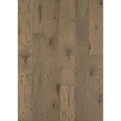 Hampshire 6-3/8 in. W Weathered Engineered Hickory Water Resistant Hardwood Flooring (30.48 sq. ft./case) by Shaw