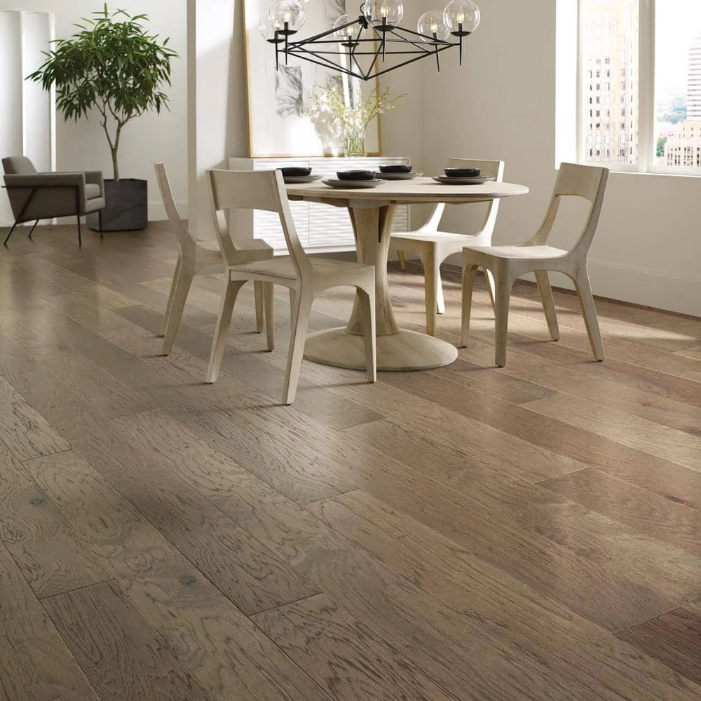 Hampshire 6-3/8 in. W Weathered Engineered Hickory Water Resistant Hardwood Flooring (30.48 sq. ft./case) by Shaw 2 Hampshire 6-3/8 in. W Weathered Engineered Hickory Water Resistant Hardwood Flooring (30.48 sq. ft./case) by Shaw - Image 2