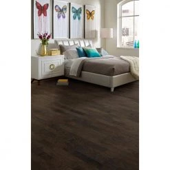 Western Hickory 5 in. W Winter Grey Engineered Hardwood Flooring (23.66 sq. ft./case) by Shaw -Shaw stor online winter grey shaw engineered hardwood dh83300510 4f 1000