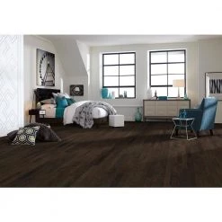 Western Hickory 5 in. W Winter Grey Engineered Hardwood Flooring (23.66 sq. ft./case) by Shaw -Shaw stor online winter grey shaw engineered hardwood dh83300510 c3 1000