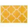 Contemporary Moroccan Trellis Yellow 2 ft. x 3 ft. Indoor Area Rug by World Rug Gallery