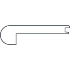 Belvoir Hickory York 17/32 in. T x 2-3/4 in. W x 78 in. L Stair Nose Molding by Shaw -Shaw stor online york shaw wood floor trim hd39000993 4f 1000